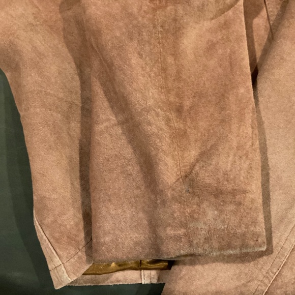Light Brown Suede Jacket Fully Lined - Picture 10 of 12